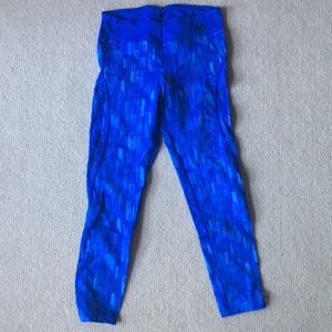 Better Bodies Blue Patterned Leggings